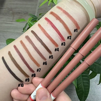 Haute qualité en gros personnalisé pigmenté crème LipLiner cosmétiques maquillage Lip Liner stylo lisse lèvre marque privée Kit de brillant à lèvres