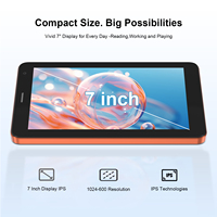 Tablette C Idea 7 pouces Android 16, 8 Go de RAM, 256 Go de ROM, double SIM, appels Wi-Fi pour le jeu et l'éducation