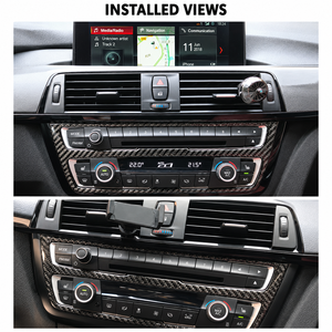 ฝาครอบคอนโซลกลางลายคาร์บอนสำหรับ BMW ซีรีส์ 3 F30 F35 ปี 2013-2019 - Product Image 6