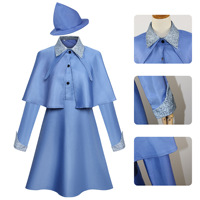Sorcière de l'école sorcière Isabelle Delacour Robe Anime Halloween Isabelle Delacour Pour Enfant Et Adulte Costume d'uniforme scolaire