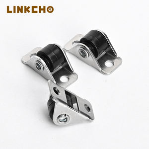 LINKCHO 0,5 Zoll <span class=keywords><strong>Mini</strong></span>-Schwenkrollen mit Bremse, Geräuscharme Nylonräder für Krankenhaus, Schule, Bad, Esszimmermöbel - Langlebig - Product Image 5