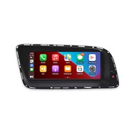 Système de navigation automobile compatible Audi Q5 8R (2009-2017) avec Android Auto et CarPlay sans fil, grand écran central sur tableau de bord