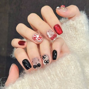 Armadura Corta para Gatos Sweetheart KT Yuanyang, Diseño <span class=keywords><strong>de</strong></span> Lunares Negros y Rojos con Lazo y Ojos <span class=keywords><strong>de</strong></span> Gato - Product Image 3