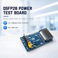 Carte adaptatrice QSFP28 100G Transceiver optique 3.3V DC pour centre de données, certifiée pour liaison fibre optique, avec tests de pré-prise en charge et d'usure