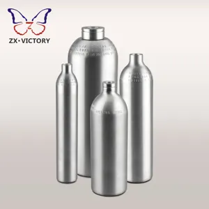 ZX 0.29L-21.5 Aluminum CO2 Cylinder with CGA Valve TUV Pi mark CE/TPED CO2 Tank for Soda Machine/Soda maker/Beverage/Kegerator