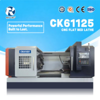 Torno CNC de Alta Precisión CK61125 con Sistema GSK/Fanuc, Torno Horizontal de Alta Resistencia para Mecanizado de Ejes Grandes