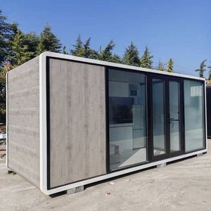 WFZH Tiny Modern Luxury Capsule Waterproof Steel Structure Prefabricated Sunroom Apple Cabin <b>House</b> for Villa Application - Product Image 1