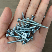 Vis à tarauder pour cloisons sèches, plaquées zinc noir, 16 mm, haute résistance, résistantes à la corrosion, pour meubles en bois et panneaux de particules