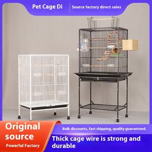 Vente chaude Cage à oiseaux en métal simple multifonctionnelle haut de gamme écologique Villa pour oiseaux Cage à oiseaux en fil métallique pour animaux de compagnie - Product Image 3