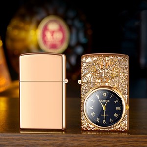 Encendedor USB sin Llama de Aleación de Zinc con Diseño de Velero, Indicador de Batería y Reloj, Venta al por Mayor - Product Image 6