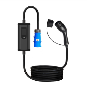 Chine Vente en gros de haute qualité AC Type 2 Réglable 32A 7KW <span class=keywords><strong>Portable</strong></span> EV Chargeur domestique - Product Image 1