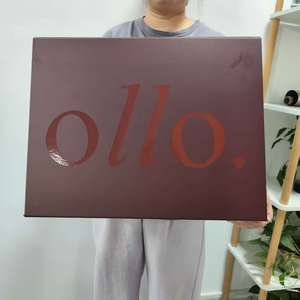 New Custom UV Logo Design <b>Large</b> Logo Paper Magnetic Folding <b>Box</b> Packaging Luxury Rigid Cardboard Foldable <b>Gift</b> <b>Box</b> - Product Image 1