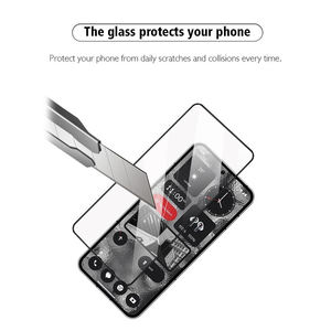 Protection d'écran en verre trempé OEM ODM 2.5D à couverture intégrale 9H, transparente, anti-rayures, anti-traces de doigts pour Nothing Phone 1 2 2a - Product Image 4