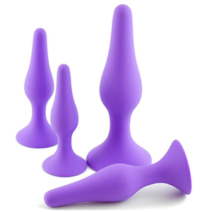 Anus Expansion Vagina Stimulator Soft Silicone Butt Plug <strong>Anal</strong> 4 Sizes <strong>Anal</strong> Plug Massager for Men - Product Image 5