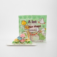 En gros, guimauves 3D tortue de qualité supérieure, aux couleurs vives, enrobées de bonbons, style dessin animé mignon, pour la décoration de gâteaux, desserts et pâtisseries de fête