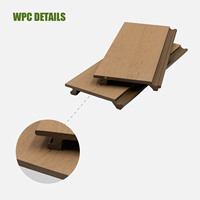 Revêtement extérieur durable résistant aux intempéries Panneau mural composite bois-plastique Revêtement mural extérieur