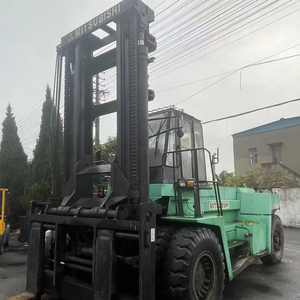 Used Mitsubishi 30Ton 15Tons Diesel Internal Combustion Forklift Forklift Cylinder Attachment Two Stage Mast Solid Tire Retail - Product Image 1