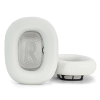 Coussinets d'oreille en peau de mouton Defean à réduction de bruit compatibles avec les écouteurs Apple AirPods Max