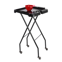 Haar verlängerung Trolley Folding Design mit magnetischen Saugnäpfen Praktische Haarfärbung und Friseur Special Mobile Table