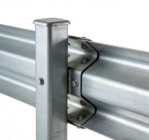 Barrière de circulation économique pour autoroute rurale, galvanisée à chaud, économique et efficace, à double vague - Product Image 3