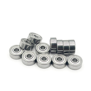 Rodamientos de Bolas de Ranura Profunda 5x16x5mm ZZ Sellados de Alta Velocidad y Bajo Ruido para Motores y Componentes de Motores Eléctricos - Product Image 1