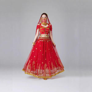 Costume de danse orientale <span class=keywords><strong>Aladdin</strong></span> <span class=keywords><strong>Jasmine</strong></span> Princess, vêtements d'entraînement, costume de scène, ensemble de performance Han-Tang, vente en gros - Product Image 3