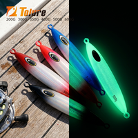 Leurre de pêche en mer profonde Tolure 200-600g, jig métallique lumineux pour maquereau, appât artificiel dur avec design de poisson bionique