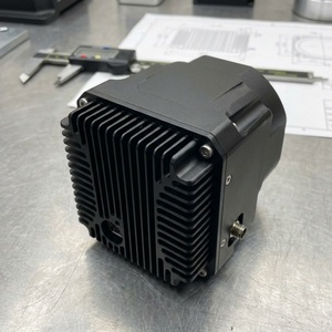 ตัวครอบเซ็นเซอร์ LiDAR อะลูมิเนียมกลึงด้วยเครื่อง CNC ความแม่นยำสูง พร้อมครีบระบายความร้อนสำหรับโมดูลออปติคอล - Product Image 1