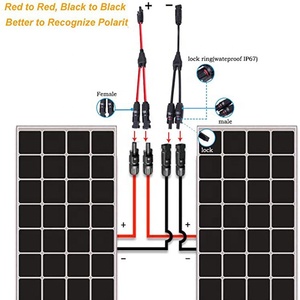 PV-LTY2 <span class=keywords><strong>Solar</strong></span> kabelst ecker 2 zu 1 <span class=keywords><strong>Y</strong></span> Zweig PV-Anschluss für Sonnensystem - Product Image 5