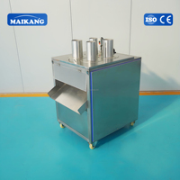 Multi-port Push-Down Plantain Snijmachine Professionele snijmachine voor aubergine, komkommer, taro & bamboescheuten met nauwkeurig snijden