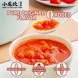 Base de fondue chinoise Xiaolongkan aux légumes et tomates 150g – Bouillon riche de tomates avec huile végétale – Condiment instantané pour fondue chinoise - Product Image 5