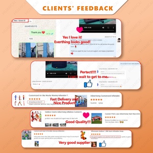 Nuevo Diseño <span class=keywords><strong>de</strong></span> Decoración Navideña Inflable, <span class=keywords><strong>Perros</strong></span> con Sombrero, Modelo <span class=keywords><strong>de</strong></span> Animales Inflables Personalizados para Publicidad, Arco Exterior para Eventos - Product Image 6