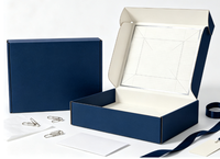 Boîtes d'expédition en carton ondulé kraft rose personnalisées avec logo, en matériaux recyclés, pour l'emballage et l'expédition de vêtements, pliables et recyclables