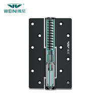 Charnière de porte papillon automatique en aluminium, robuste, à fermeture hydraulique, 6 pouces