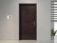 Porte en bois massif ignifuge de qualité supérieure, design moderne personnalisé pour une utilisation commerciale en intérieur, salon, salle à manger, projets, 1 an