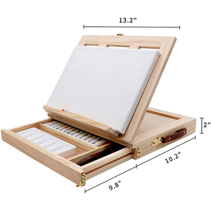Dfp — boîte à el, <span class=keywords><strong>palette</strong></span> de peinture en acrylique, ensemble de toile pour peinture d'enfants, 19 pièces - Product Image 4