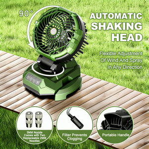 Ventilador de Niebla Recargable de 24000 mAh, 12 L de Capacidad, Oscilación Multiángulo, Portátil, Coolex69 Md-x69, Puntos Clave de Venta: Niebla Fina - Product Image 5