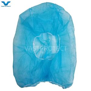 Dùng một lần đầy đủ mặt thoáng khí không dệt pp tóc Net bouffant Mũ mui xe với cạnh đàn hồi mềm nhẹ chống bụi - Product Image 5
