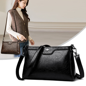 กระเป๋าสะพายข้างดีไซน์ใหม่ทันสมัย คุณภาพสูง หนัง PU กระเป๋าสะพายไหล่ กระเป๋าถือลำลองสุดหรูสำหรับผู้หญิง - Product Image 2