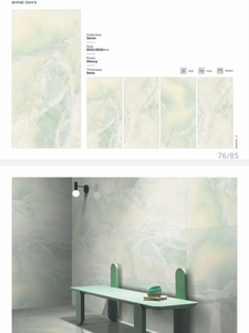 Buy 800x1600mm Glossy Porcelain Tiles Modern Design Floor and Wall Tiles for Outdoor Hall Bathroom Use By Exporters - Product Image 2