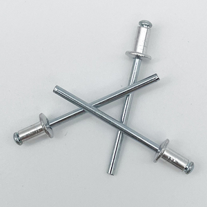 Remaches de impacto de extremo abierto DIN7337 con cabeza abombada zincada, remaches ciegos de aluminio y acero 3.2/4.0/4.8 para <span class=keywords><strong>remachadora</strong></span> - Product Image 4