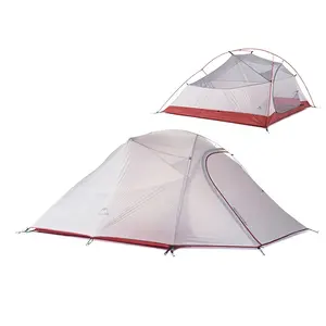 Naturehike Cloud 1 2 3 Ultralight Double Lapisan Tahan Air Aluminium Tiang 3 Orang Tenda untuk Keluarga Berkemah