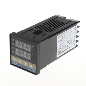 جهاز تحكم في درجة الحرارة XRKC REX-C100 بسعر الجملة، 48*48 ملم، مدخلات K/E/PT100، تحكم PID، للاستخدام الصناعي، يدعم التخصيص حسب الطلب، 220 فولت - Product Image 1