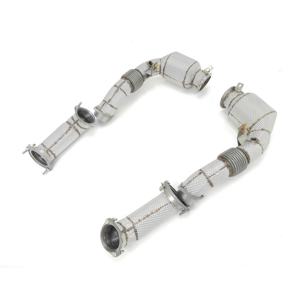 Collecteur d'échappement CSZ pour <span class=keywords><strong>BMW</strong></span> X5M F95/X6M <span class=keywords><strong>F96</strong></span> <span class=keywords><strong>Competition</strong></span> (LCI) S68 4.4TT V8 Collecteur d'échappement catalysé Accessoires de voiture - Product Image 2