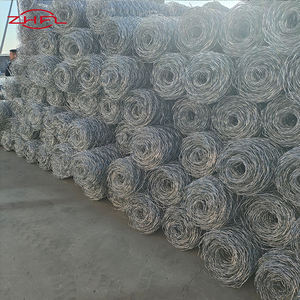 Rouleau de treillis hexagonal en fil de fer à faible teneur en carbone, triple torsion, galvanisé à chaud, enduit de PVC, robuste - Product Image 1