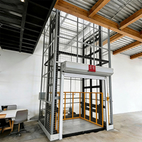 Ascenseur de fret mural électrique hydraulique compact à prix usine