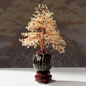 Natural <b>crystal</b> money <b>tree</b> decoration, lucky <b>tree</b>, treasure basin, money <b>tree</b>, home decoration, business decoration, gift decora - Product Image 3