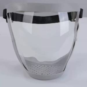 หน้ากากป้องกันใบหน้าแบบเต็มหน้า ใส ป้องกันฝ้า ผลิตจากพลาสติก PC อุปกรณ์นิรภัย โรงงานผลิตโดยตรง ปรับแต่งได้ ขายส่ง - Product Image 4