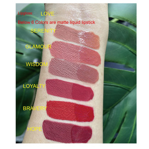 ลิปกลอสแบบฝาปิดสีทองลิปกลอสแบบใสกันน้ำติดทนนานลิปสติกกันรอยจูบแบบวีแกน - Product Image 6