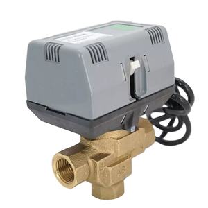 שסתום השקיית מים 5v 3.6v 12v 24v 110v 220 dn15 dn20 C7003 דרך פליז ss304 מיני כדור מים ממונע חשמלי - Product Image 1